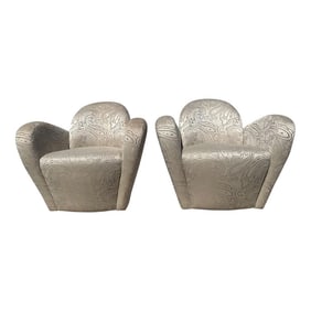 Post Modern Swivel Chairs by Michael Wolk - a Pair