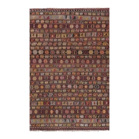 Turkish Kilim Handmade Wool Rug 5'2'' X 7'11''