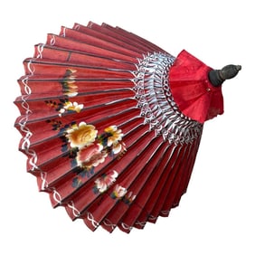 Vintage Asian Paper Umbrella Parasol