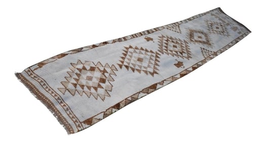 Hand-Knotted Turkish Kurdish Runner - 2"²11"³ Ã— 13"²3"³