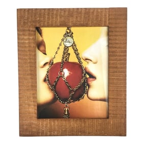 Large 8 X 10 Vintage Textured Wood Photo Frame