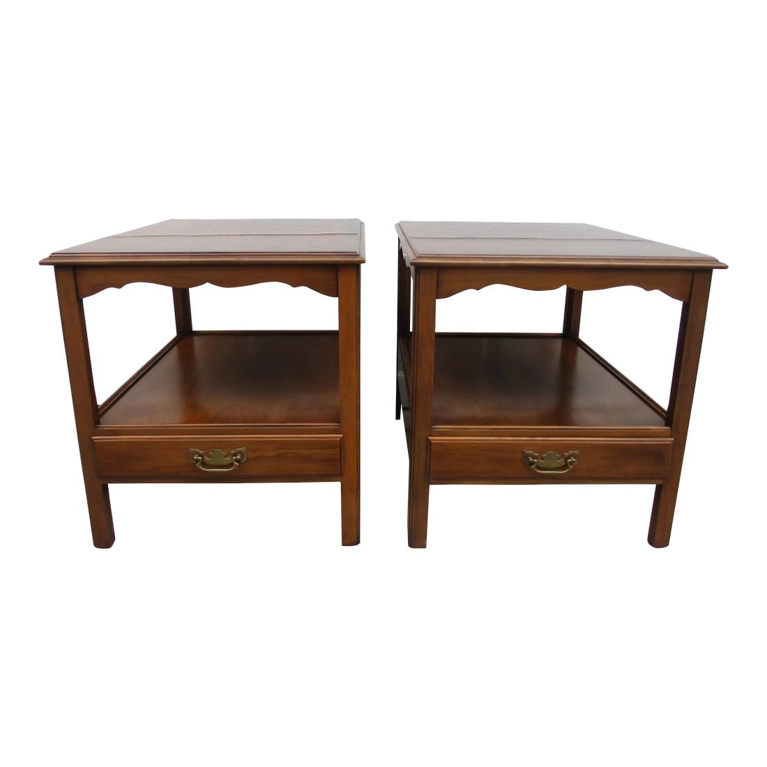 Cherry Chippendale Side Tables (1 of 11)