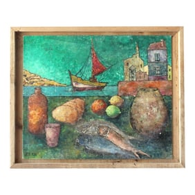 Vintage French Maritime Still Life