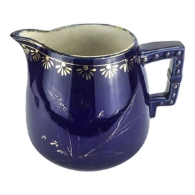 Rieti Antique Cobalt Blue Water Pitcher