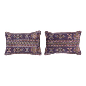 Anatolian Rug Cushion Cover - a Pair