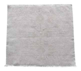 Distressed Square Turkish Rug 2'1" X 2'4"