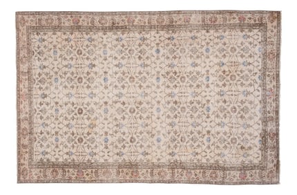 Vintage Oversize Turkish Oushak Rug 6'12" X 10'6"