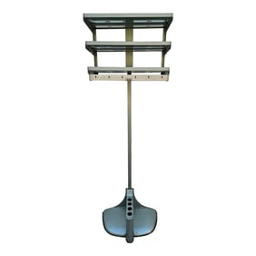 Mid-Century Modern Industrial Flying Saucer Coat & Hat Rack