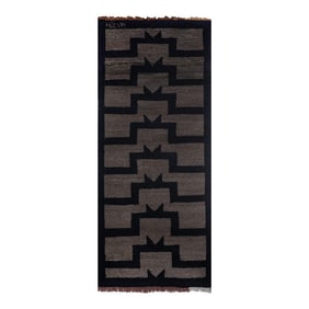 1970s Vintage Mohair Tulu Rug 2'7'' X 6'2''