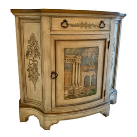 Mid 20th Century Vintage Italian Venetian Console Cabinet Signed