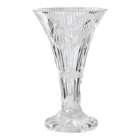 Vintage 10" Waterford 'Rock of Cashel' Trumpet Vase