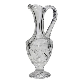 Tall French Cut Crystal Wine Carafe