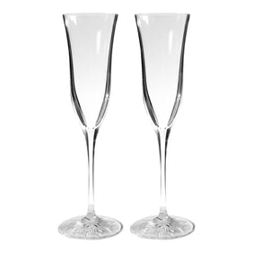 Waterford Champagne Toasting Flutes, a Pair