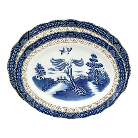 English Willow Platters, S/2