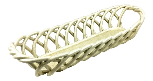 Ceramic Twisted Knotted Bread Server