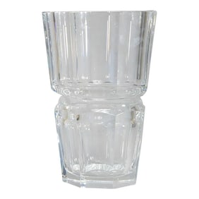 Baccarat "œEdith" Heavy Cut Crystal Vase – With Original Box