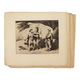 Set of 21 Bartolomeo Pinelli "œRoman Scenes" Etchings, 1827