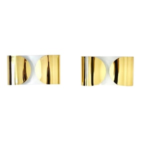 1970's Foglio Sconces by Tobia and Afra Scarpa for Flos - Set of 2