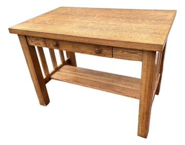 Early 1900s Arts & Crafts Oak Desk