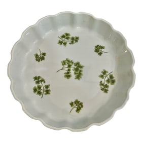 1970's Andrea by Sadek "œParsley" Quiche Tart 10"Baking Dish
