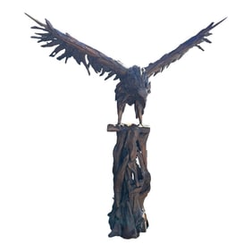 Large Teakwood Statue