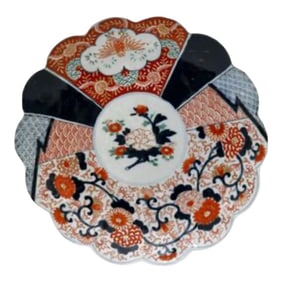 c.1880 Japanese Imari Floral Charger
