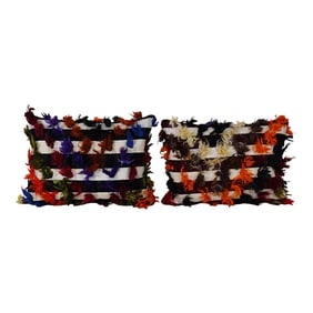 Turkish Shaggy Pillow Cover - A Pair