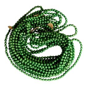 Midcentury Mercury Glass Garland - 25 Ft