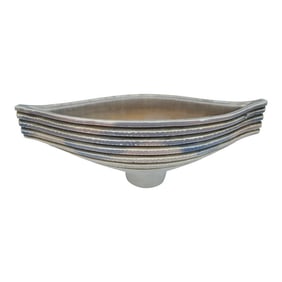 Modern Brutalist Style Stoneware Vase