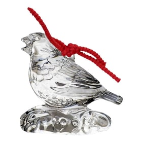Waterford "œFour Calling Birds" Crystal Ornament – 1998