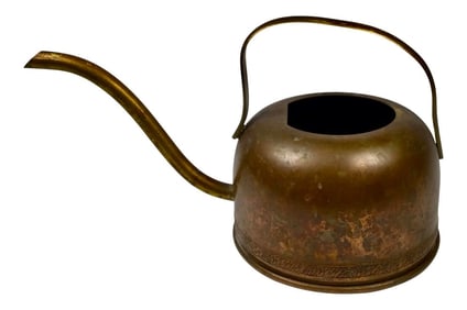 Antique Brass Copper Spout Water Can