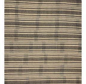 1960s Beige/Brown Persian Kilim Area Rug 13'0" X 13'2"