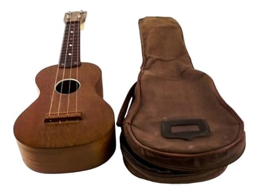 Vintage Hand Crafted Mahogany Ukulele by Roy Smeck