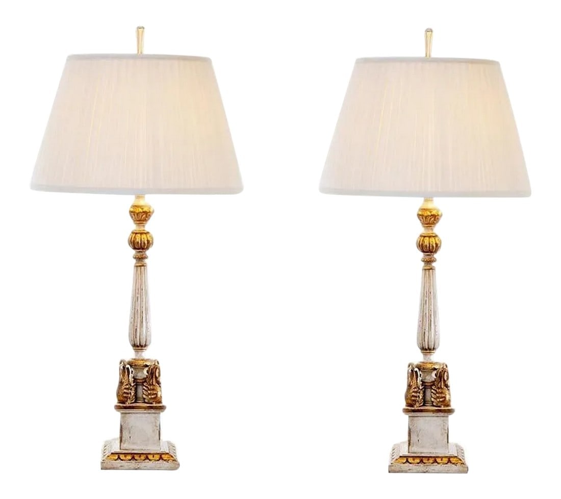 Italian Empire Style Table Lamps "Solange" - a Pair (1 of 5)