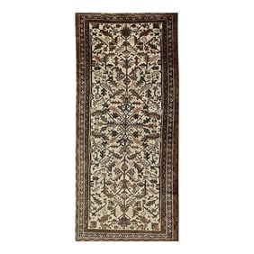 1970s Vintage Persian Heriz Runner Rug 3'2"³ X 7'3"³