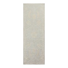 Handwoven Oushak Style Area Rug 2'7"³ X 7'7"³