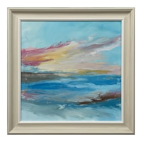 Seascape Cloudscape Skyscape Impressionist Landscape by Contemporary British Artist