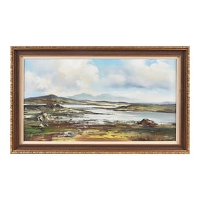Expressive Abstract Landscape Painting of Ireland by Contemporary Irish Artist