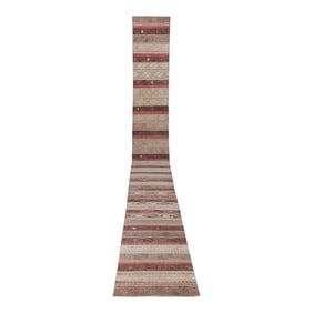 Vintage Patchwork Turkish Runner Rug - Stair Carpet