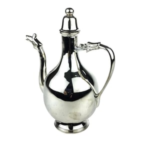 Silverplated Dragon Wine Vinegar Tea Decanter