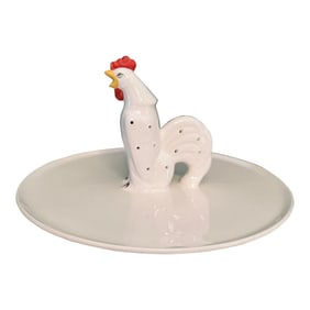 Vintage Art Deco Rooster Hors Devours Tray