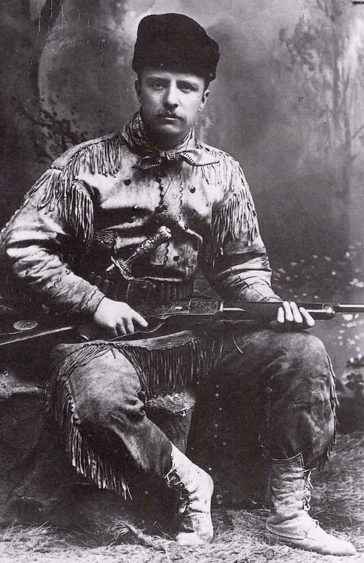EDWARD CURTIS - Theodore Roosevelt, c. 1885 (1 of 1)
