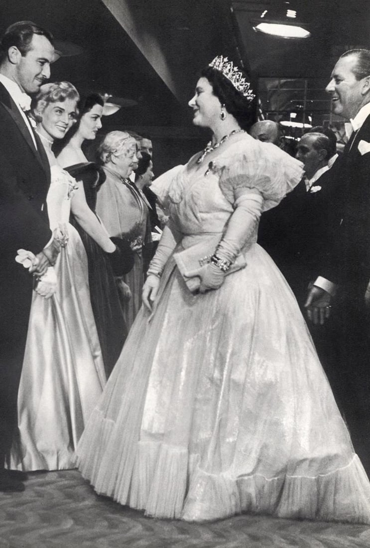 ALFRED EISENSTAEDT - Princess Elizabeth (with Jane Russell, Zachary Scott, Margaret Rutherford): Title: ALFRED EISENSTAEDT - Princess Elizabeth (with Jane Russell, Zachary Scott, Margaret Rutherford) Description: Artist: ALFRED EISENSTAEDT Print Title:Princess Elizabeth (with Jane Russell, Zachar