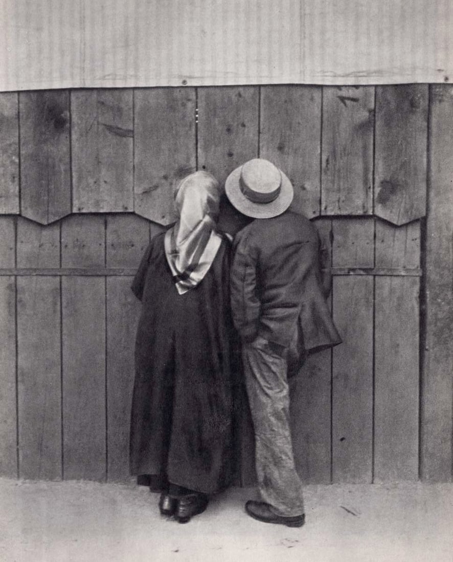 ANDRE KERTESZ - Circus, 1920, Budapest: Title: ANDRE KERTESZ - Circus, 1920, Budapest Description: Artist: ANDRE KERTESZ Print Title: Circus, 1920, Budapest Medium: Rare, Vintage Sheet-Fed Gravure Printing Date:1970s Printed in France Image