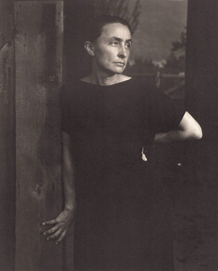 ALFRED STIEGLITZ- Georgia O’Keeffe, 1929: Title: ALFRED STIEGLITZ- Georgia O’Keeffe, 1929 Description: Artist: ALFRED STIEGLITZ Print Title: Georgia O’Keeffe, 1929 Medium: Tritone Print Printed 1980’s in the US Image size (inches) appro