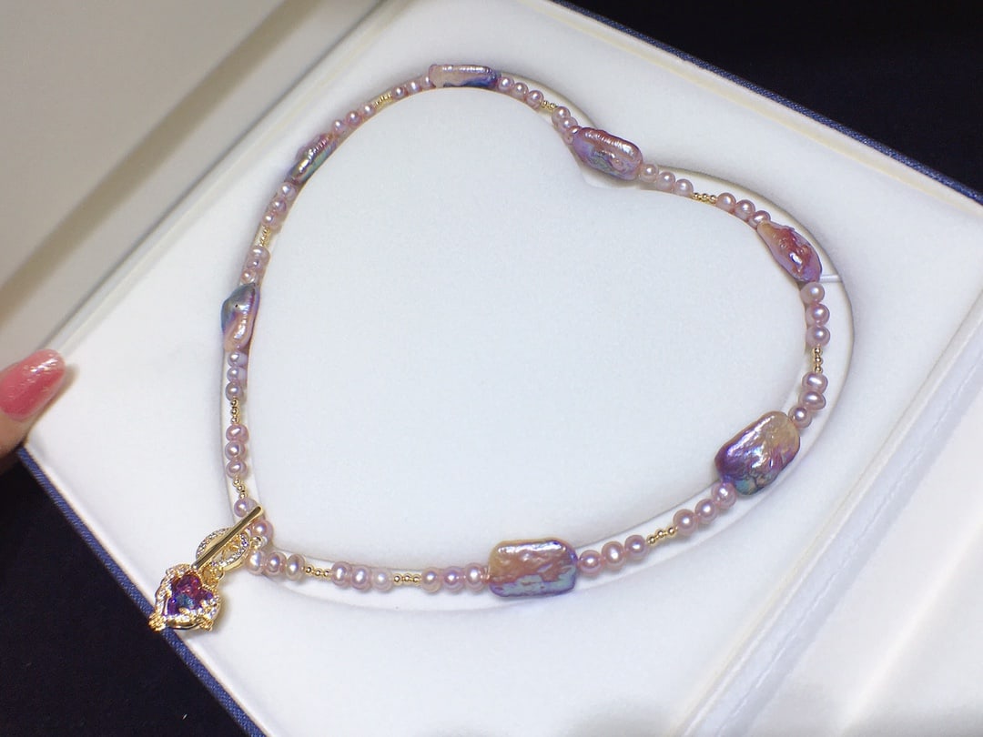 Natural Baroque Pearl Pendant - 5