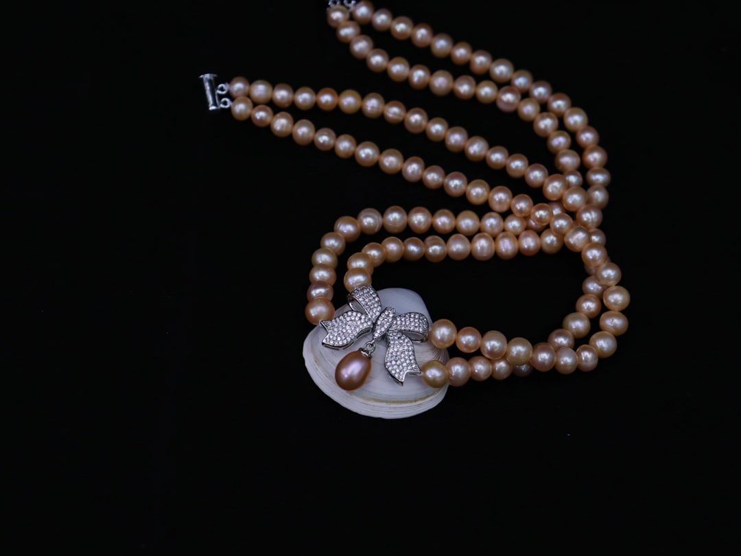 Natural Pearl Necklace - 3