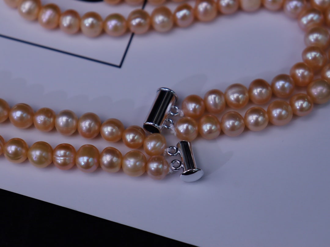 Natural Pearl Necklace - 7