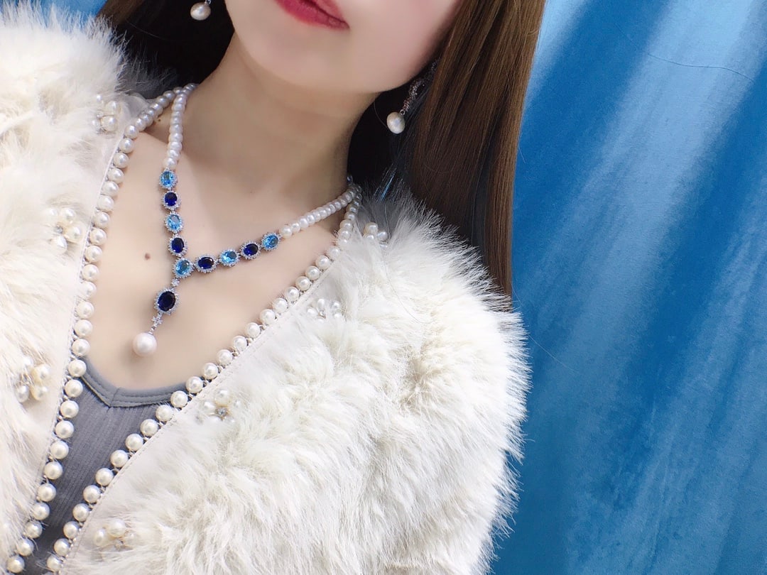 Natural White Pearl Necklace - 3