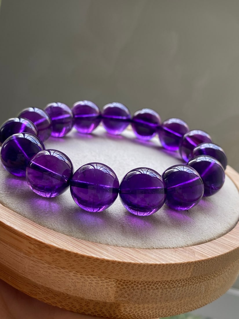 Natural Amethyst Bracelet - 8